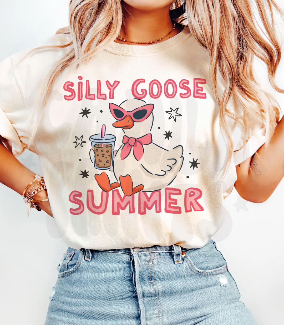 Silly Goose Summer DTF Print