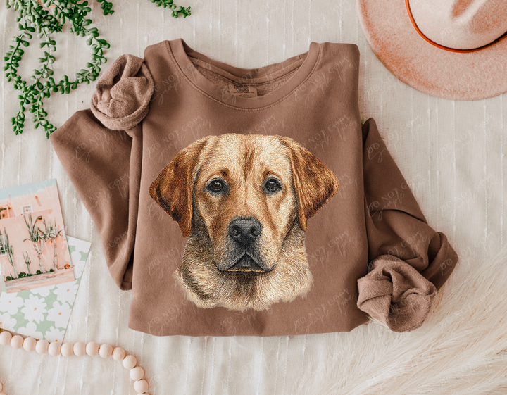 Needlepoint Pets DTF Print