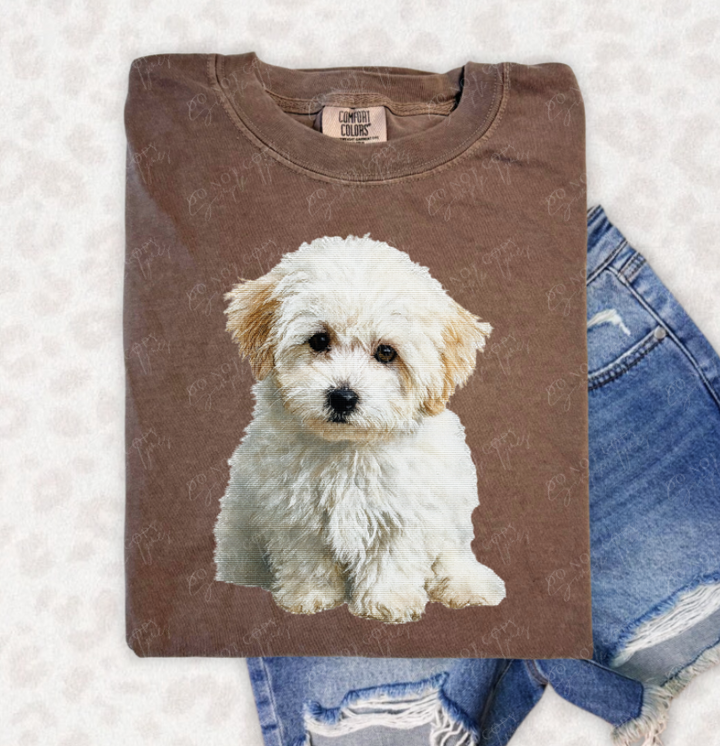 Needlepoint Pets DTF Print