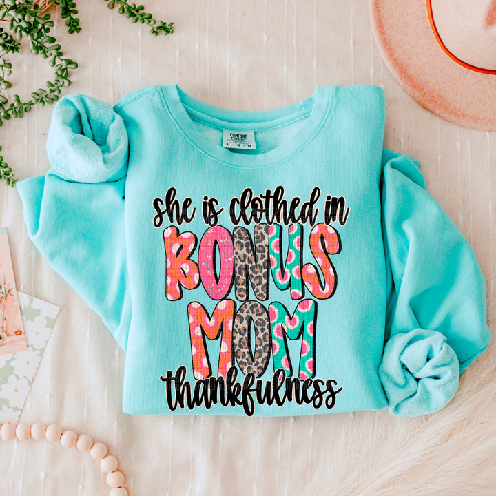 She is Clothed in Thankfulness DTF Print