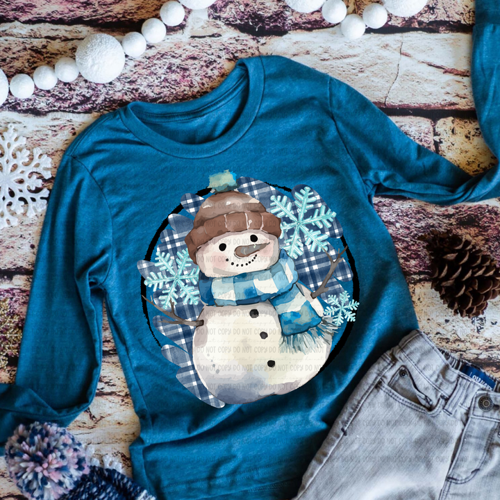 Snowman Let it Snow DTF Print