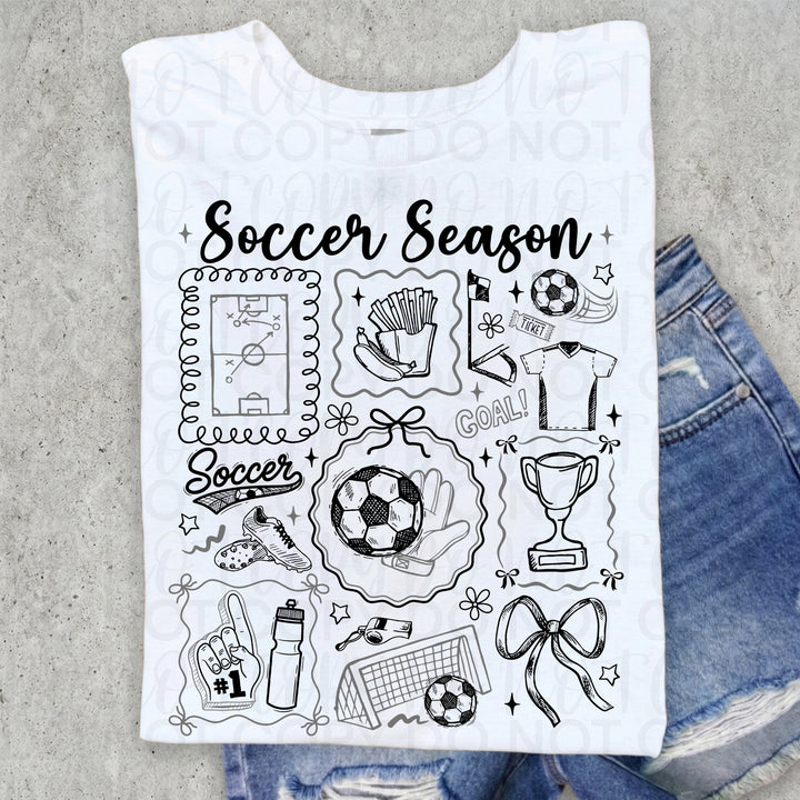 Soccer Season DTF Print