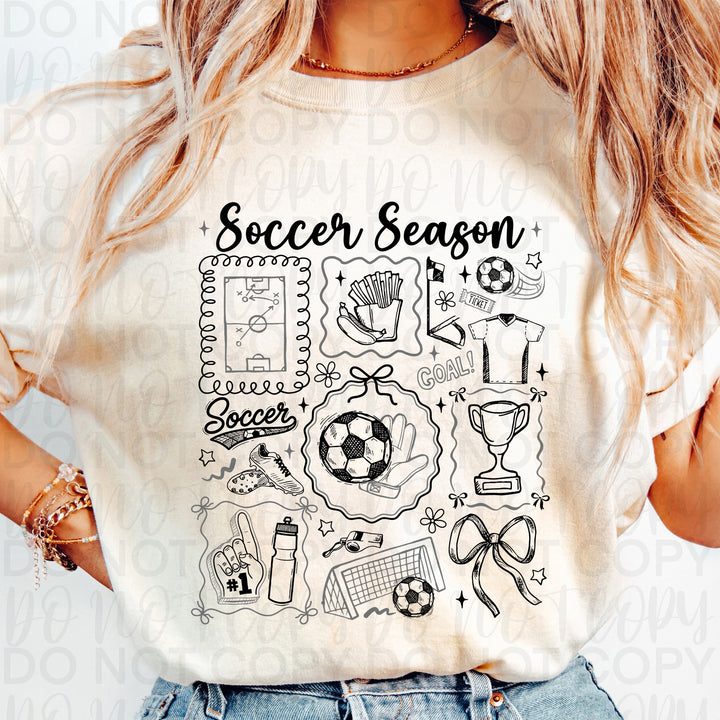 Soccer Season DTF Print