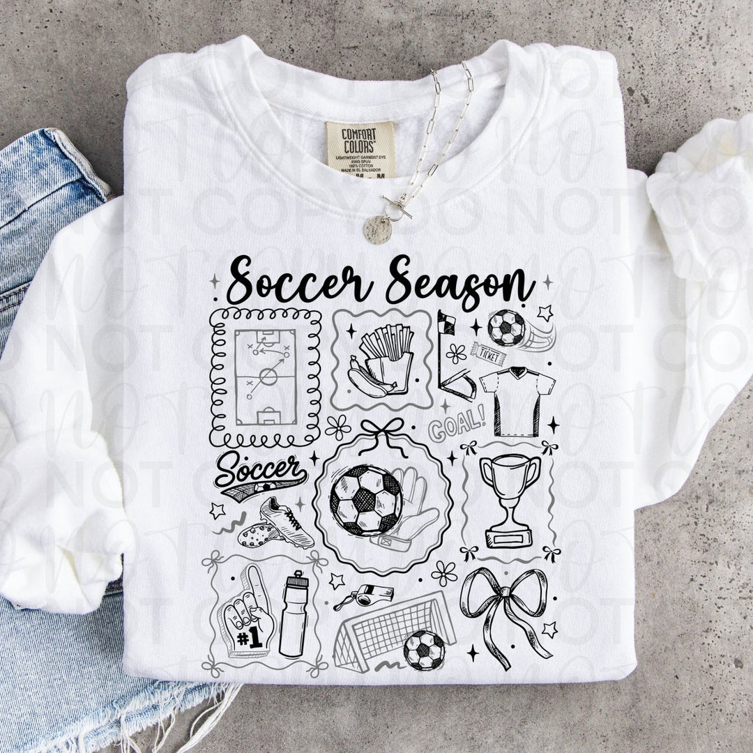 Soccer Season DTF Print