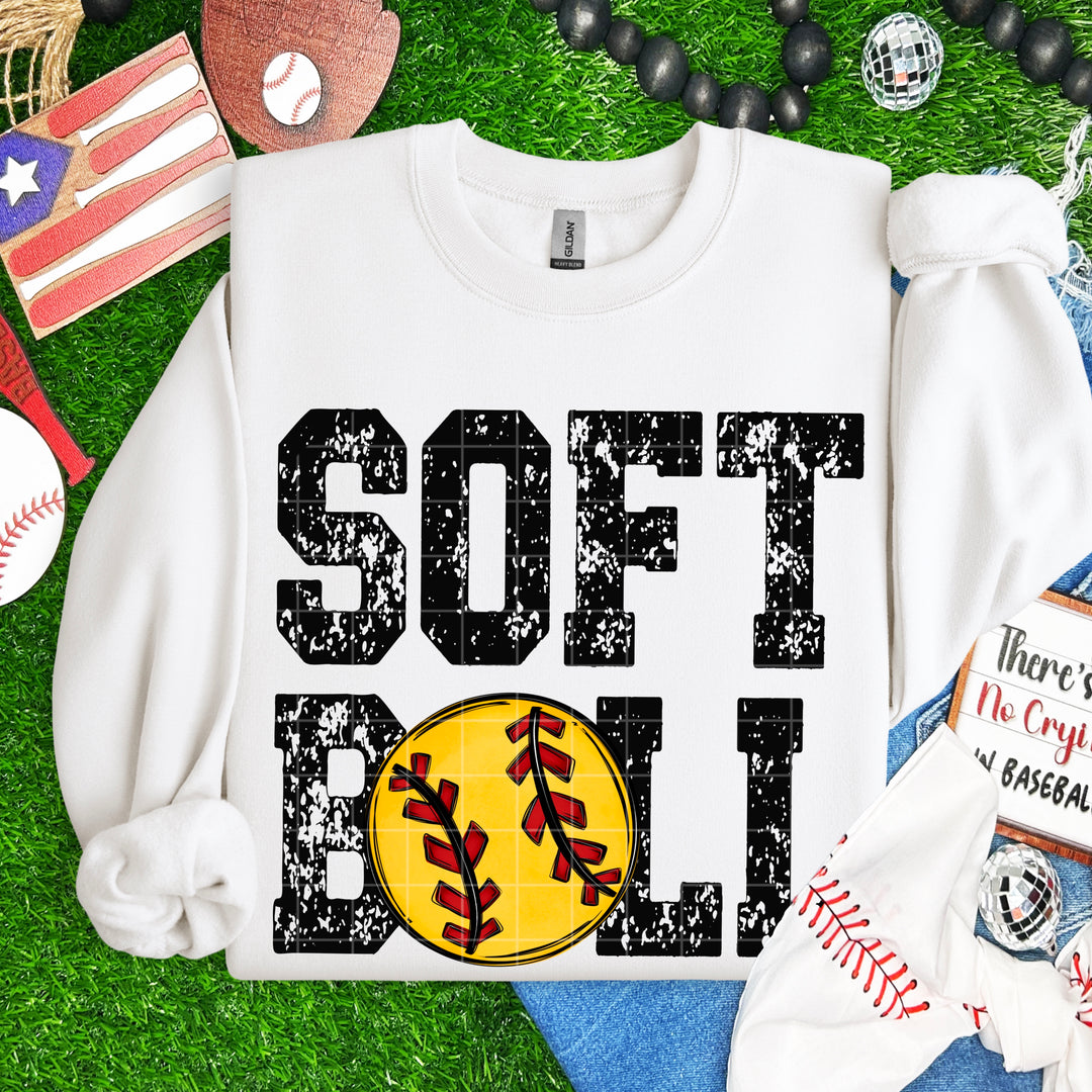 Softball DTF Print