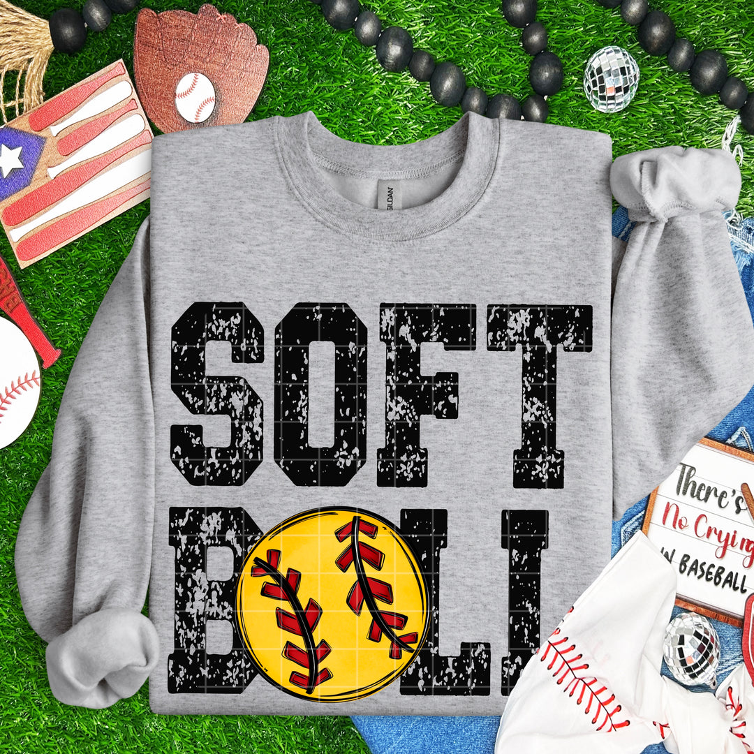 Softball DTF Print