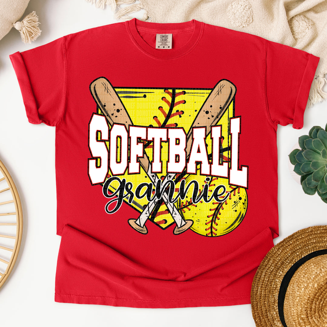Softball DTF Print