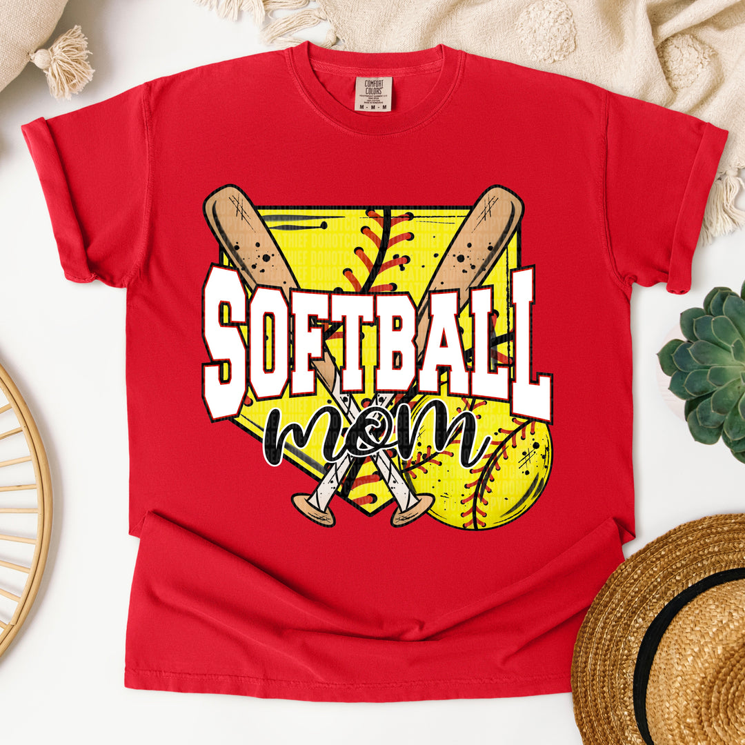Softball DTF Print