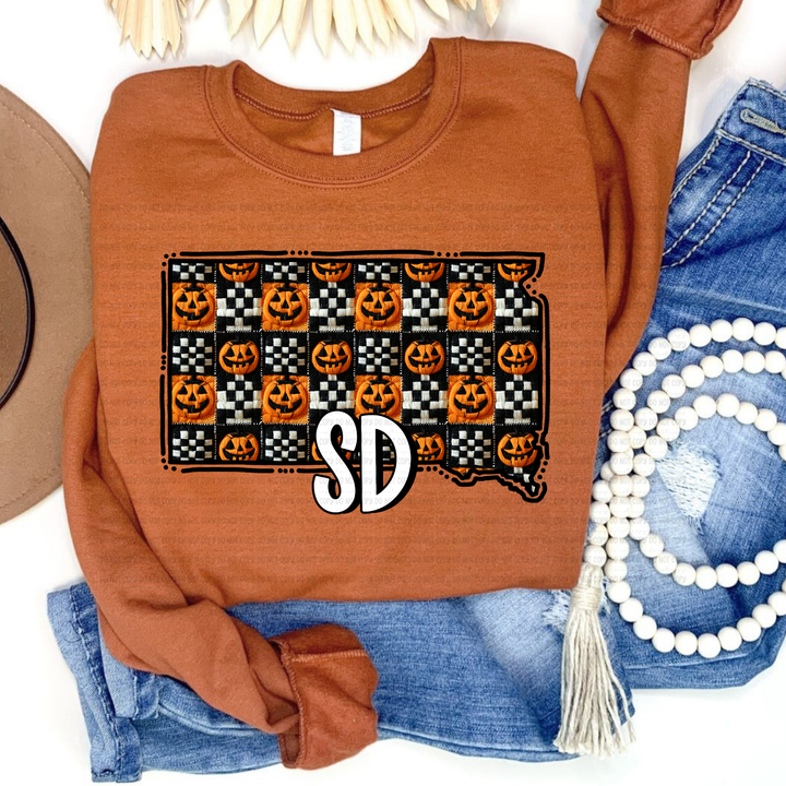 Halloween States DTF Print