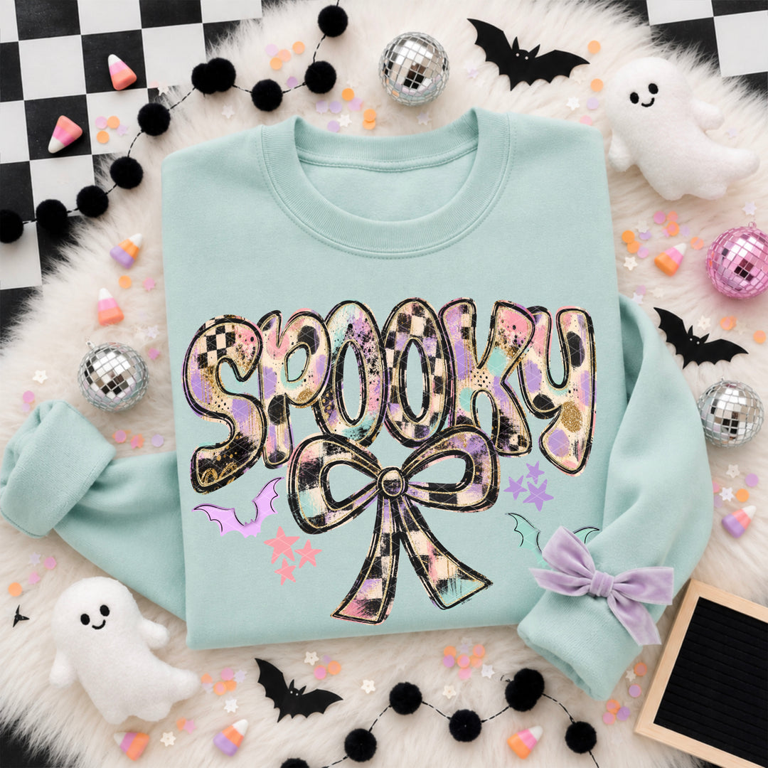 Spooky Bow DTF Print