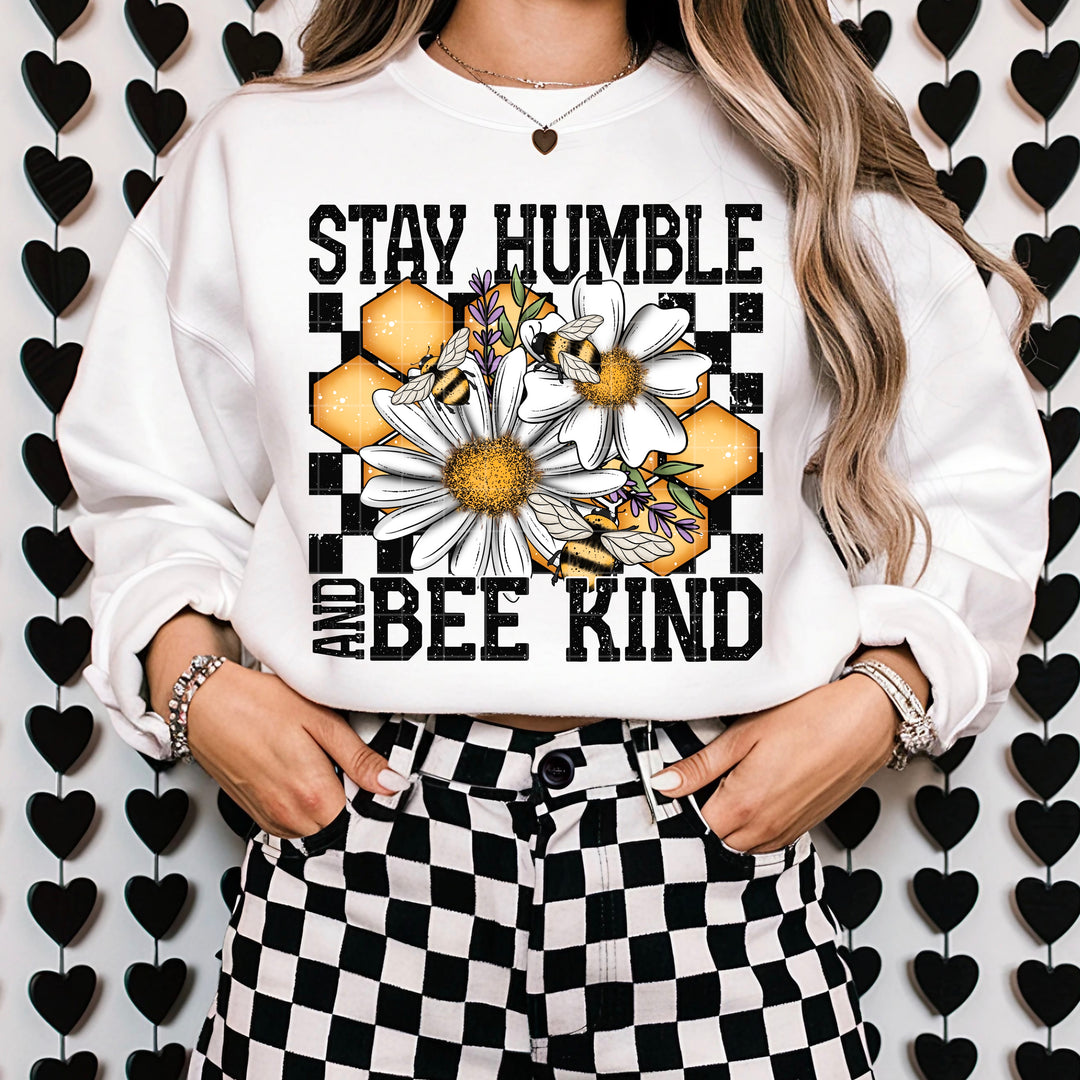 Stay Humble Bee Kind DTF Print