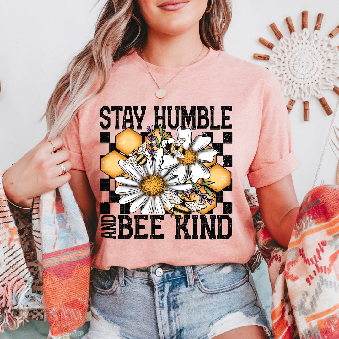 Stay Humble Bee Kind DTF Print