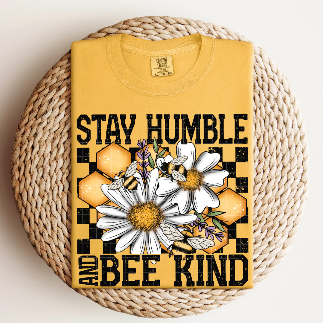Stay Humble Bee Kind DTF Print