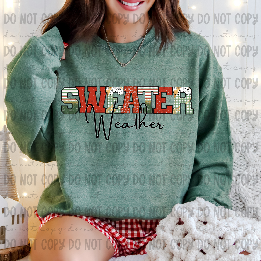 Sweater Weather DTF Print