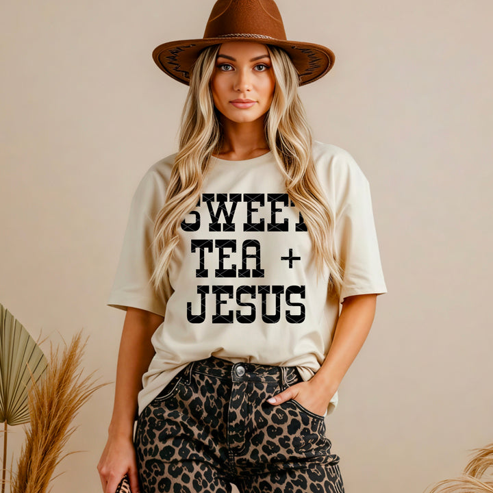 Sweet Tea Jesus DTF Print
