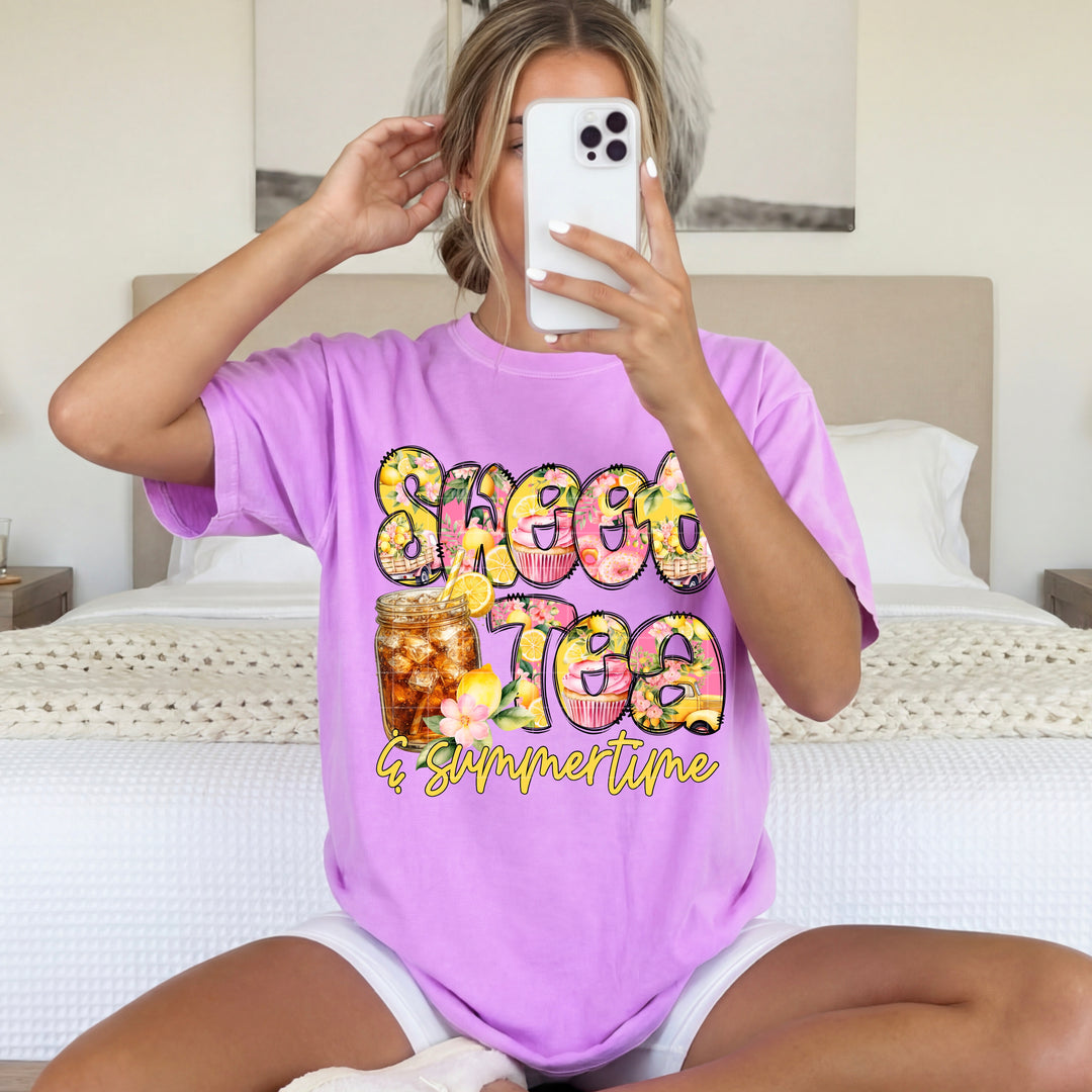 Sweet Tea Summertime DTF Print