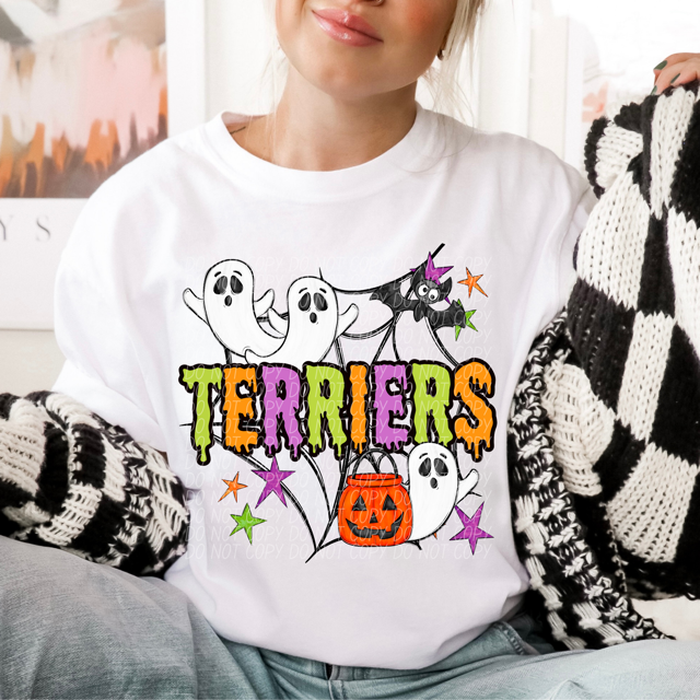 Halloween Mascots DTF Print
