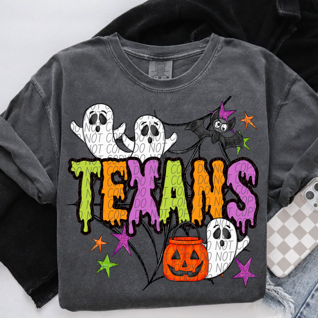Halloween Mascots DTF Print