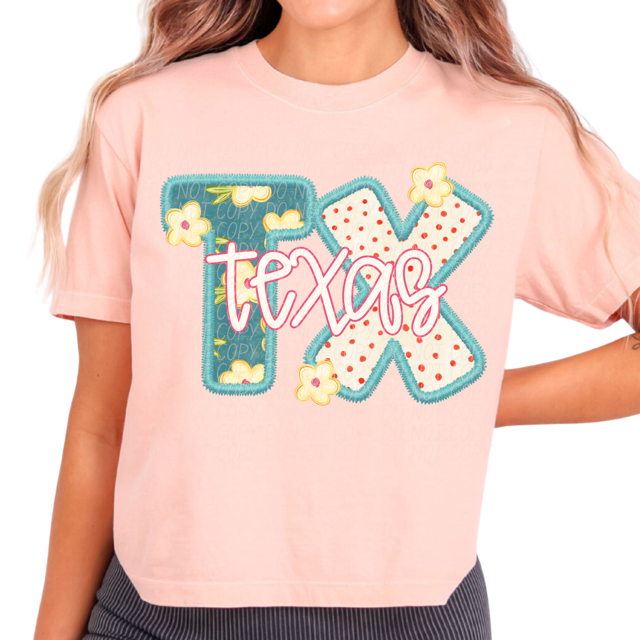 Retro Floral States DTF Print