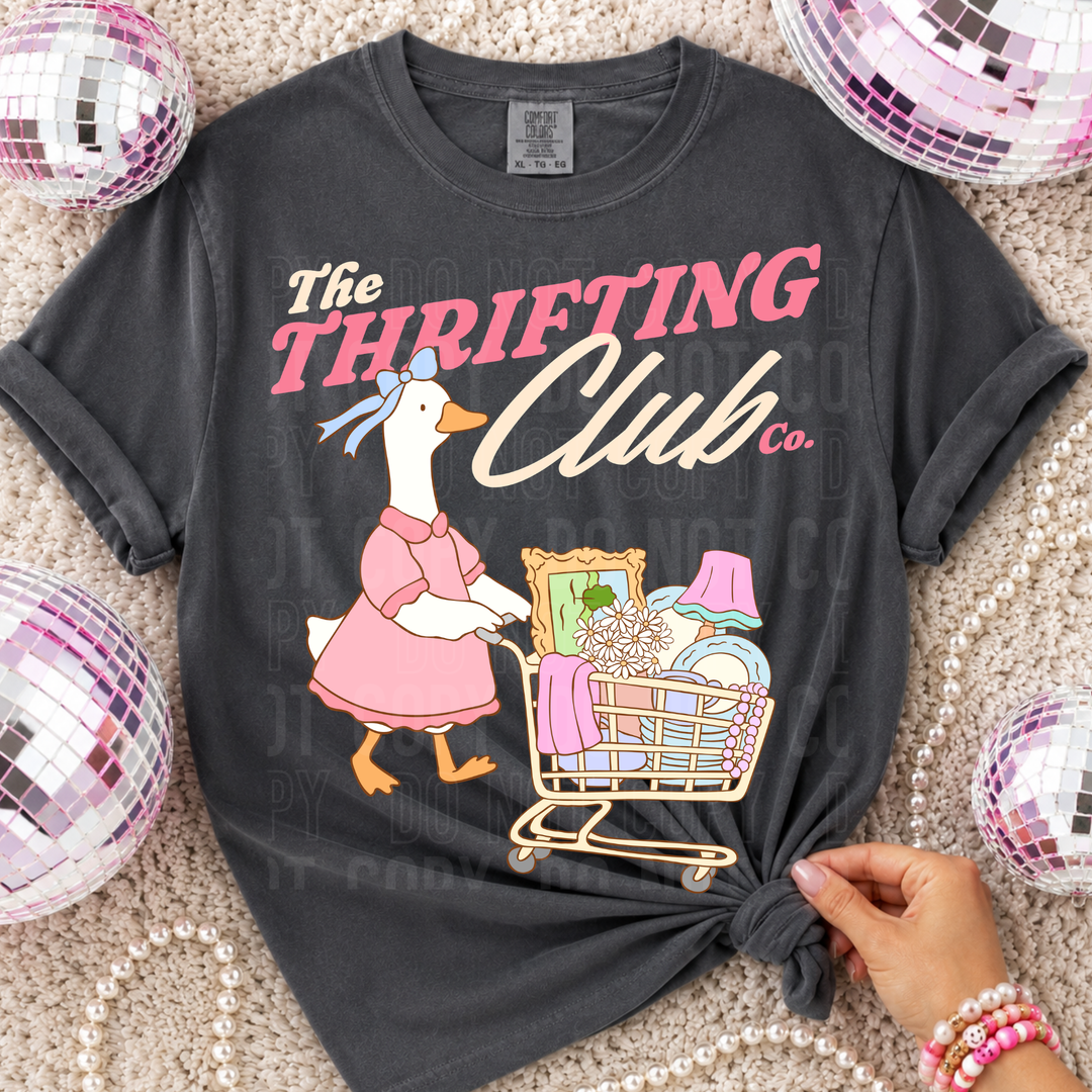 The Thrifting Club DTF Print