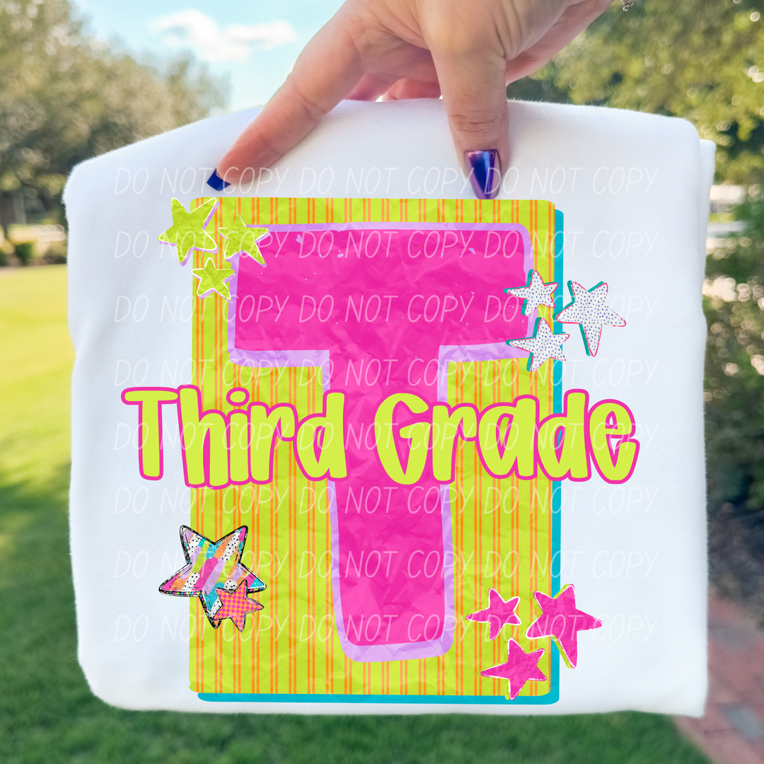 CS June 26 Grade Levels DTF Print