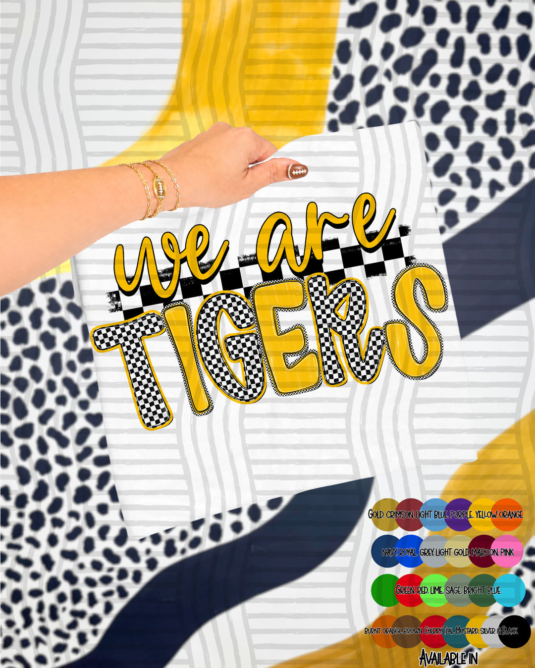 We Are Checker Crush Colors Mascots DTF Print