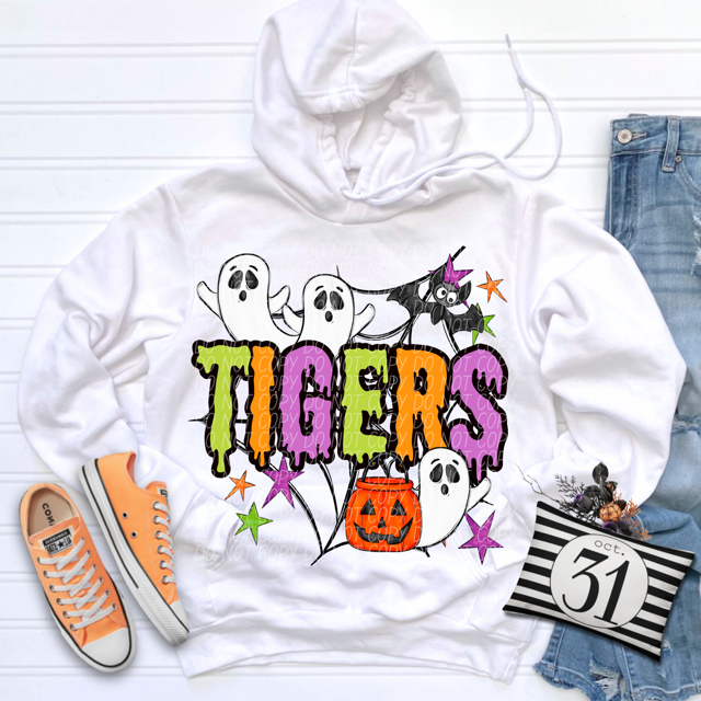 Halloween Mascots DTF Print