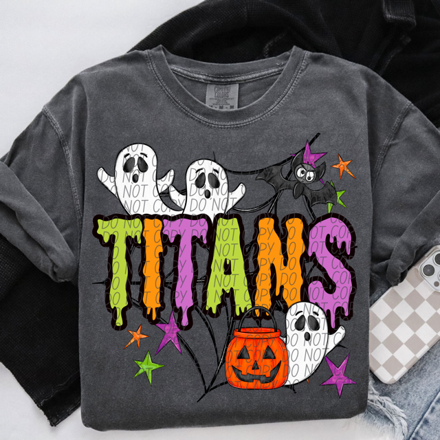 Halloween Mascots DTF Print