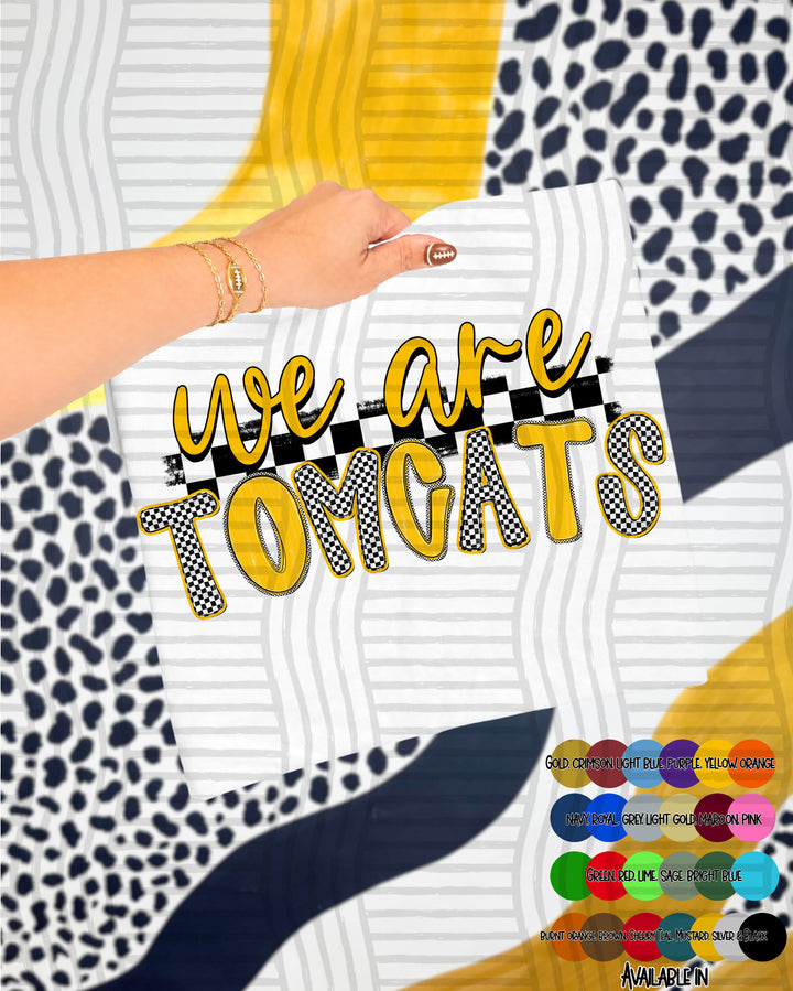 We Are Checker Crush Colors Mascots DTF Print