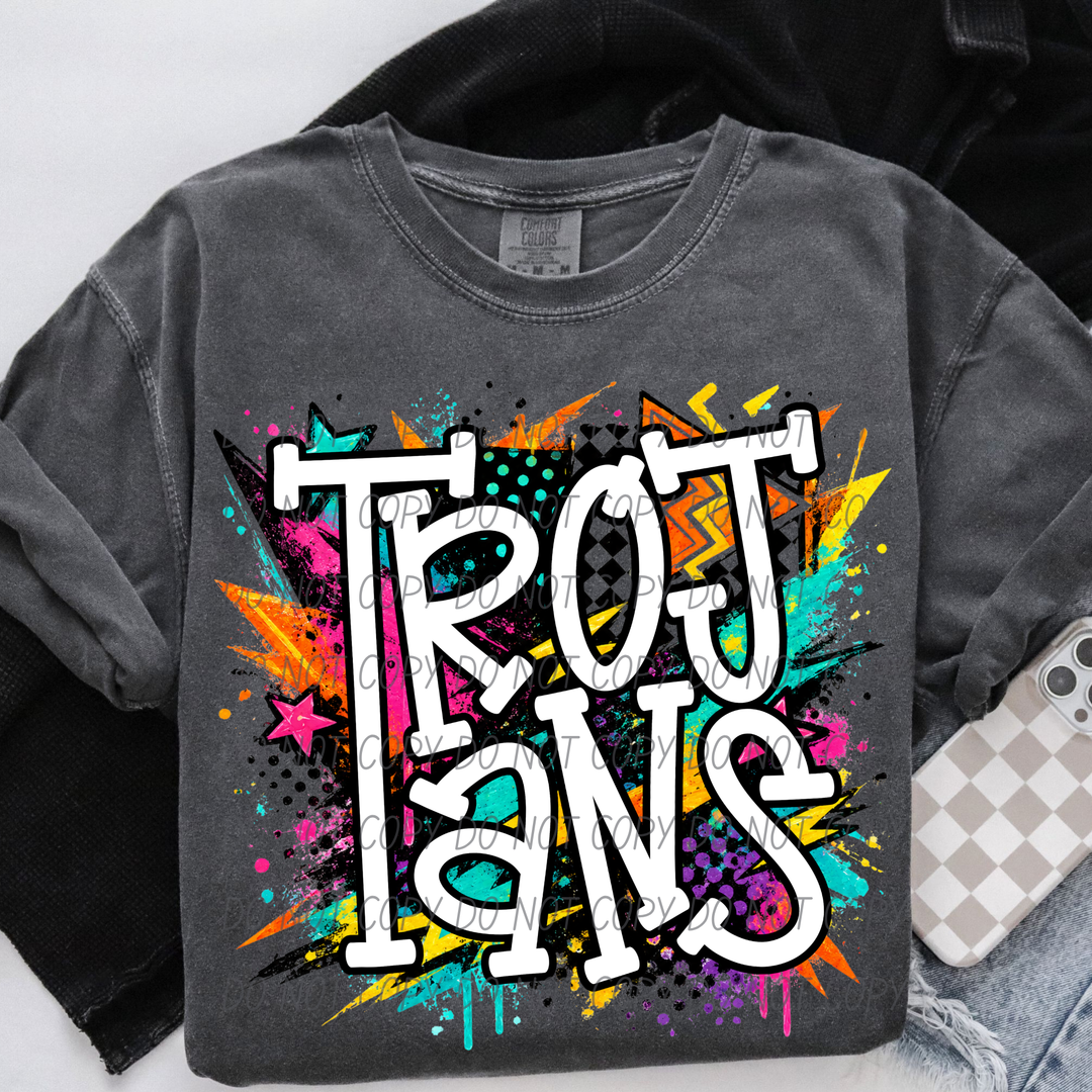 Totally Tubular Mascots DTF Print