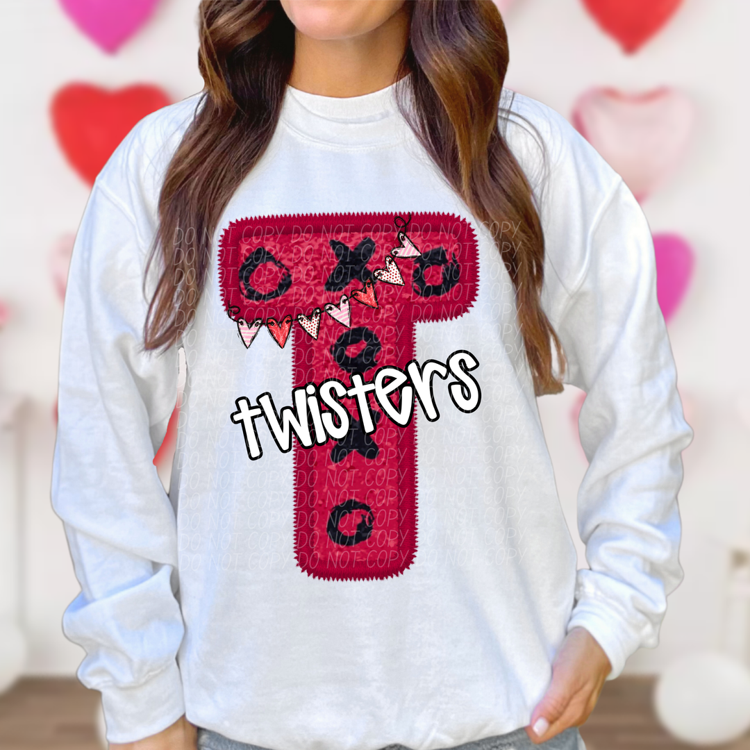 Valentines Day School Spirit T-Z DTF Print