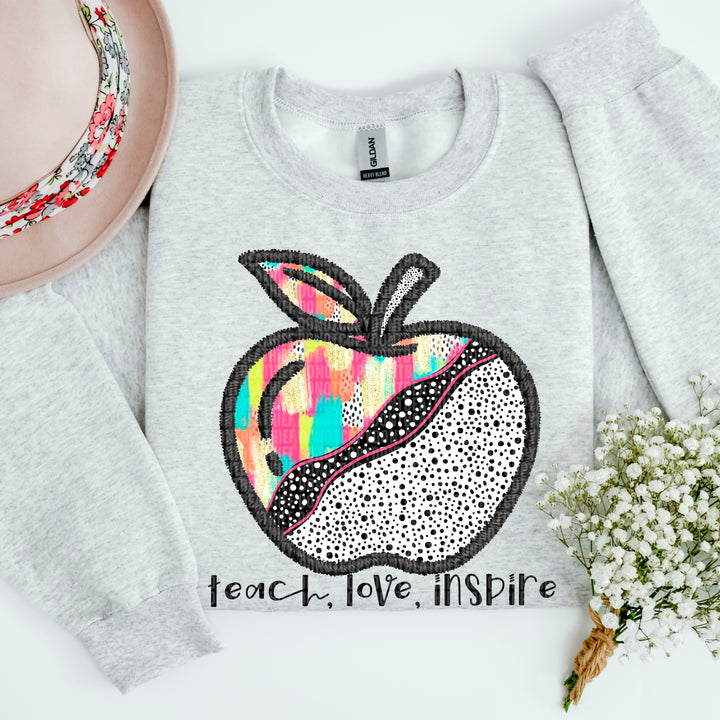 Teach Love Inspire DTF Print