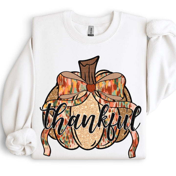 Thankful Pumpkin DTF Print