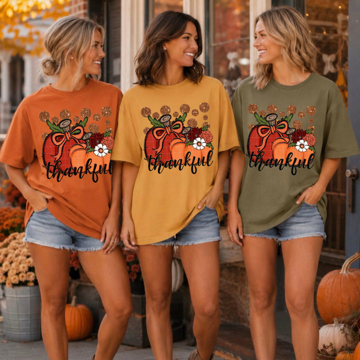 Thankful Pumpkins DTF Print