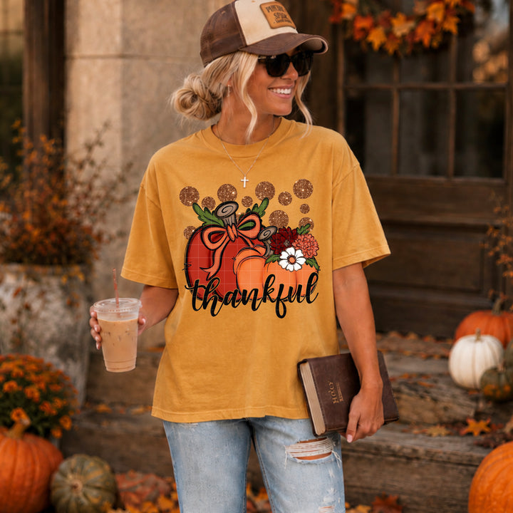Thankful Pumpkins DTF Print