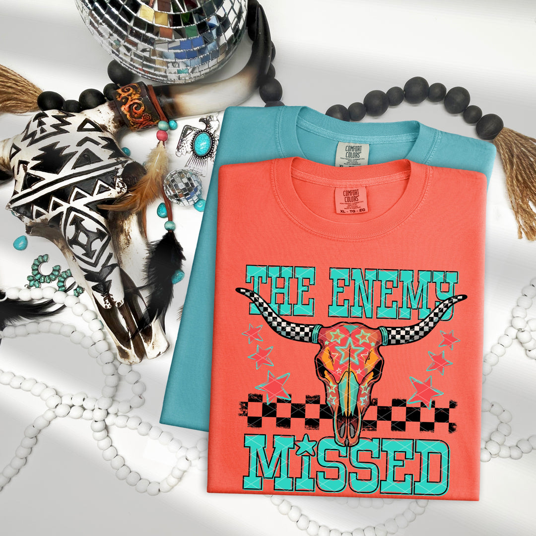 The Enemy Missed DTF Print