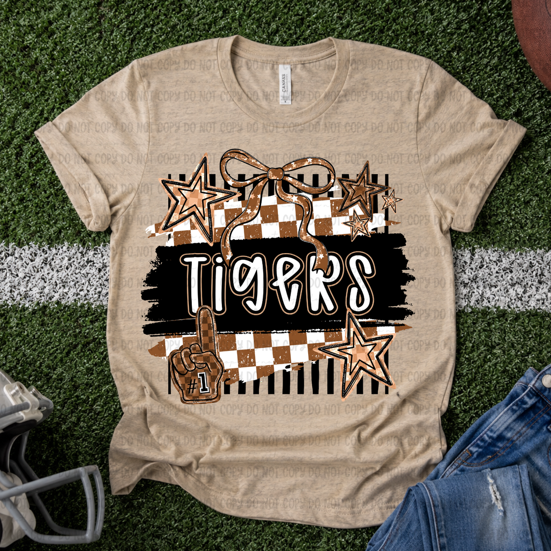 Gold Mascots DTF Print