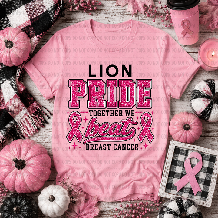 Together We Beat Cancer Mascots DTF Print