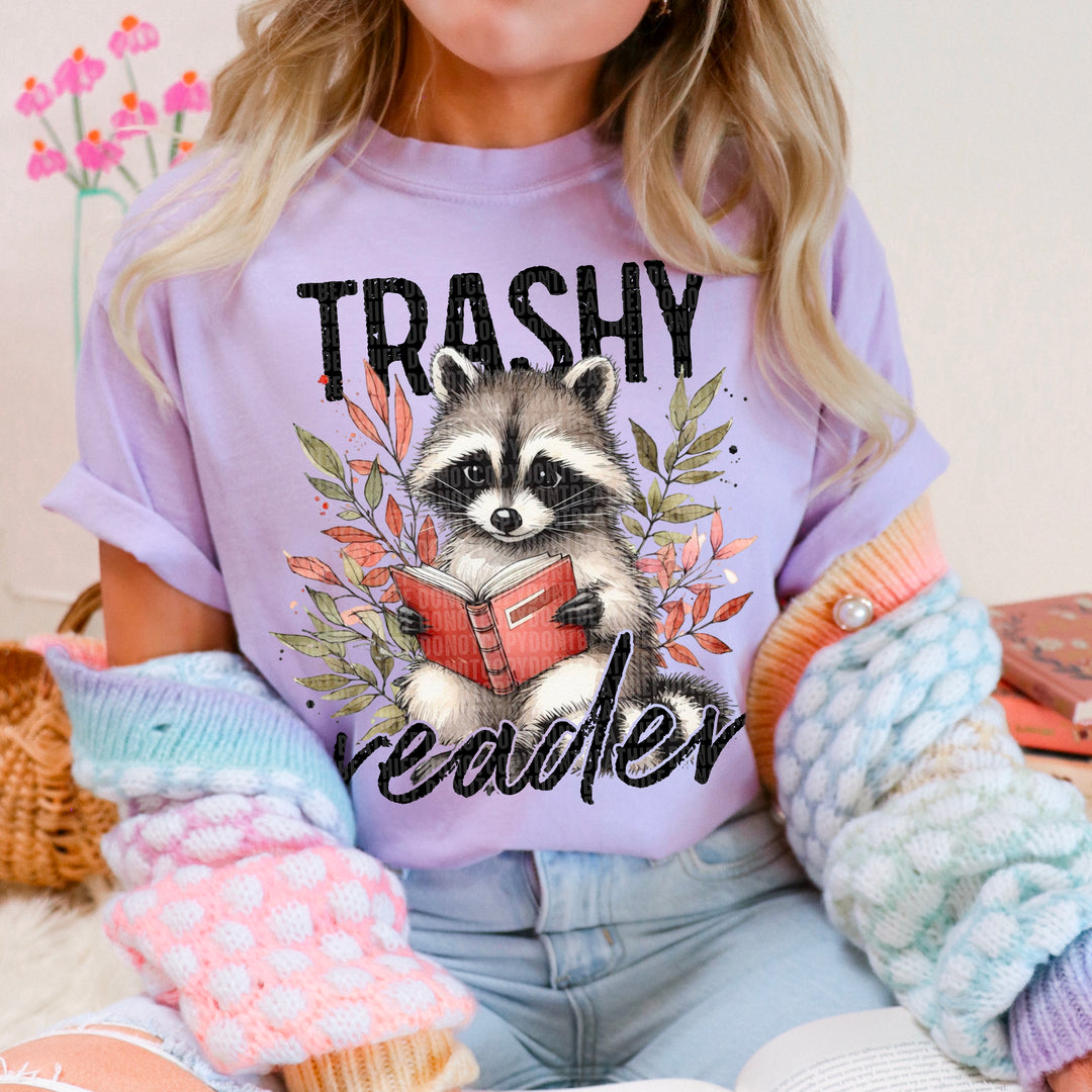 Trashy Reader DTF Print