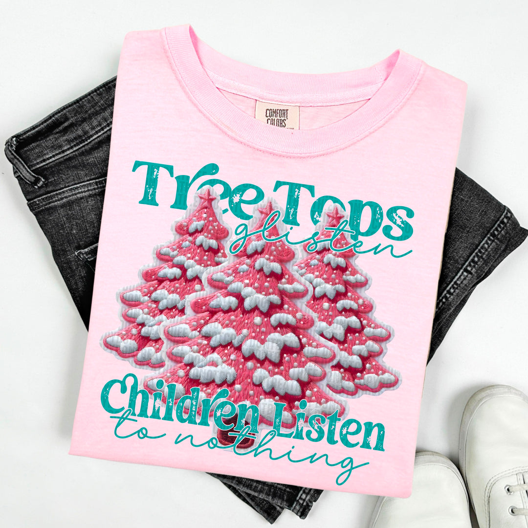 Tree Tops Glisten DTF Print