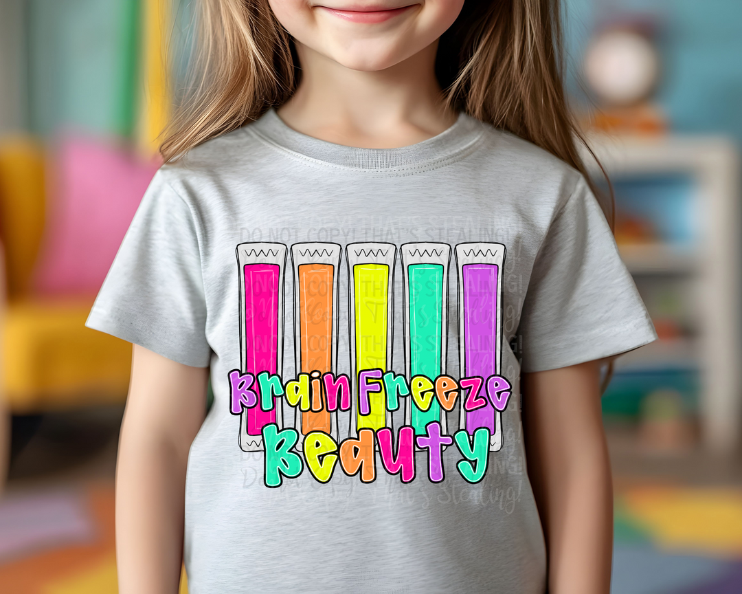 Brain Freeze Beauty DTF Print