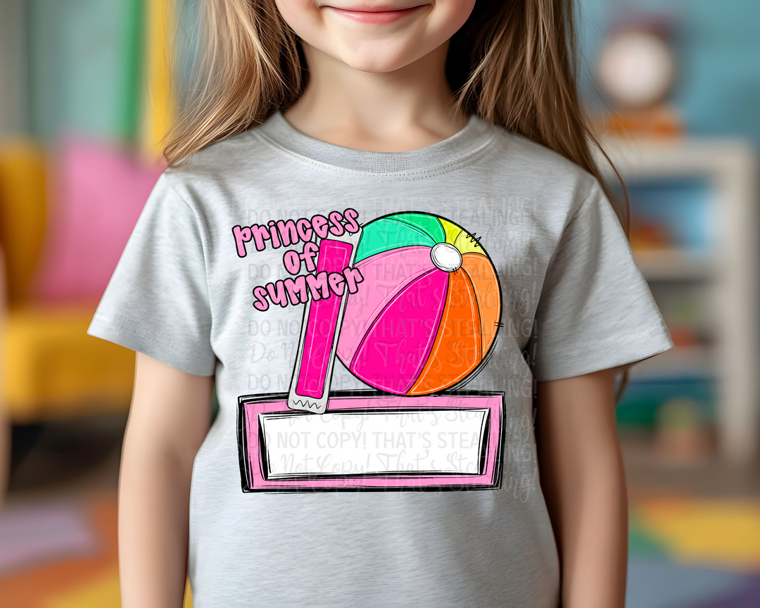 Princess Of Summer DTF Print