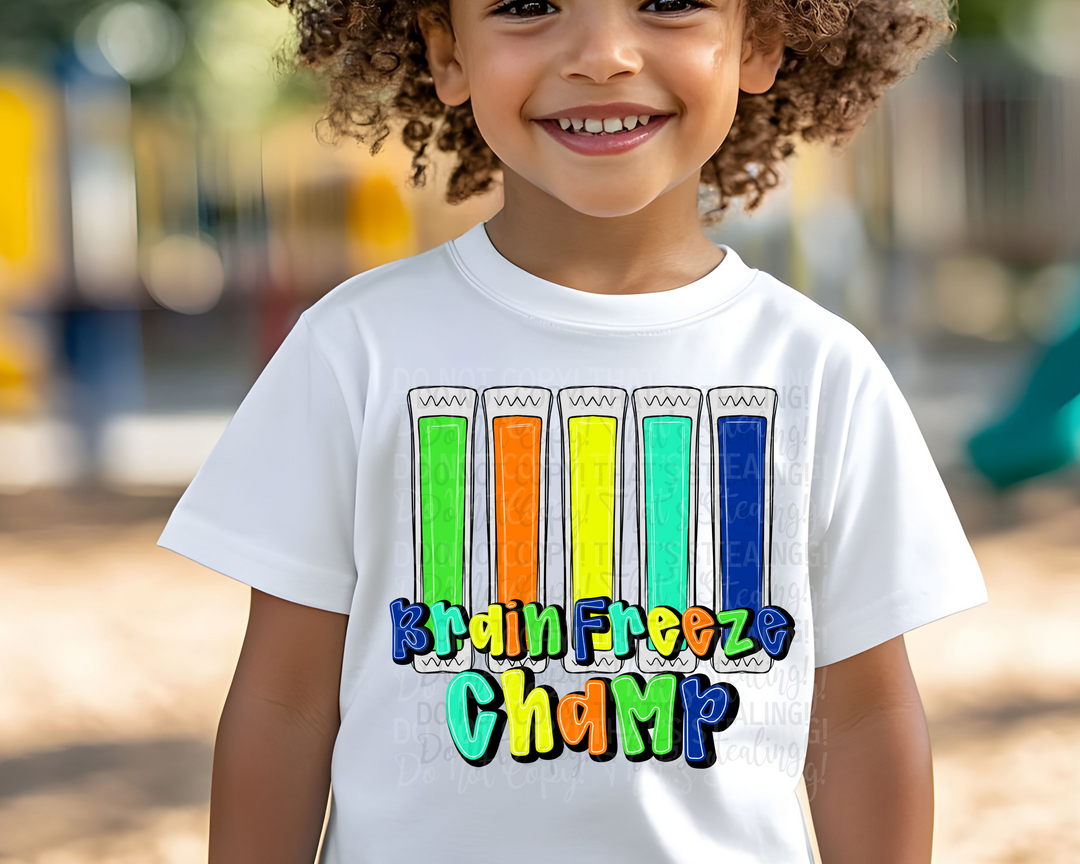 Brain Freeze Champ DTF Print