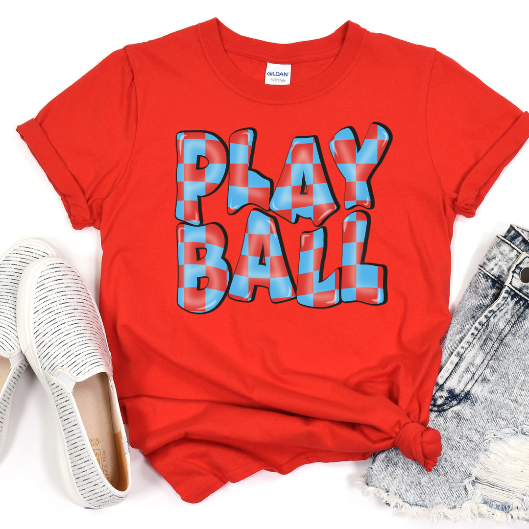 Play Ball Checkers  DTF Print