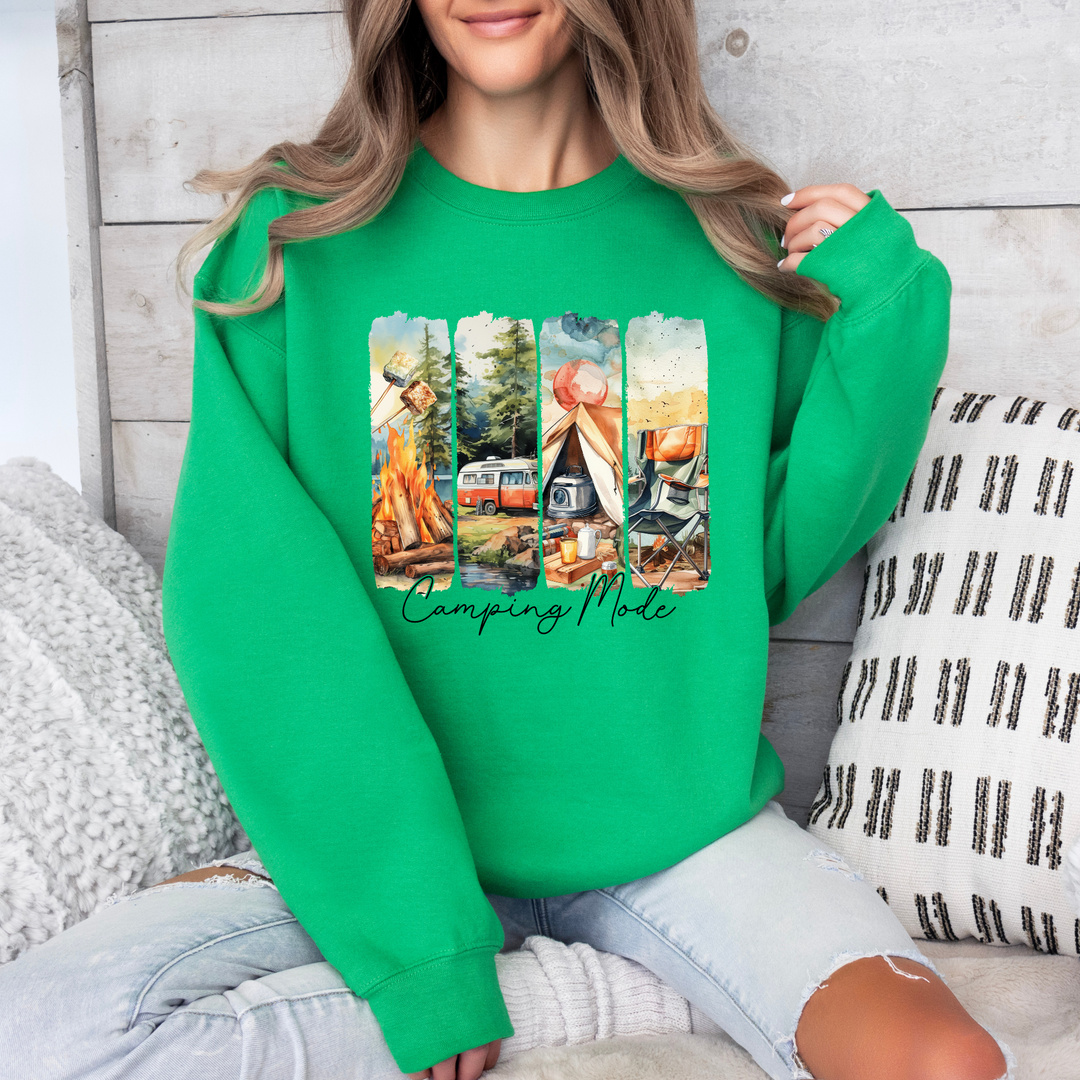 Camping Mode IRISH GREEN Sweatshirt