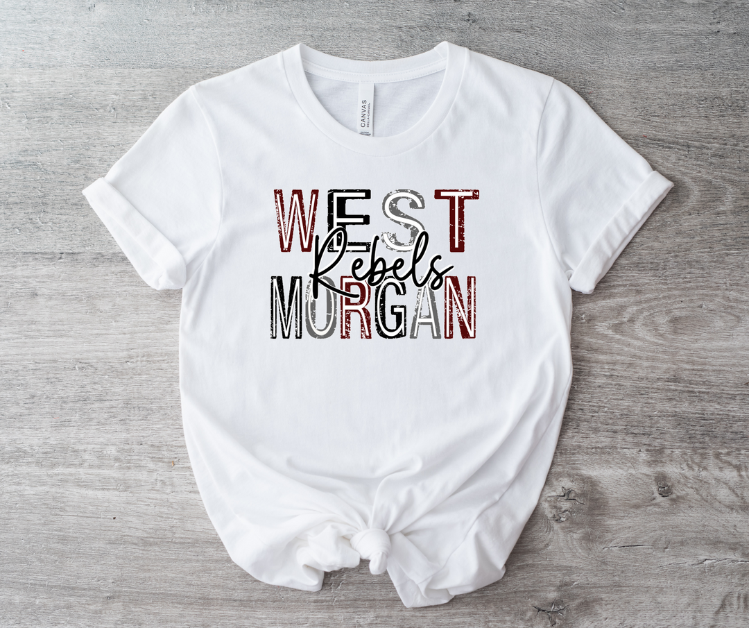 West Morgan Rebels DTF Print