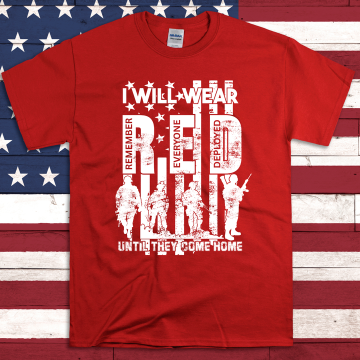 I Wear Red DTF Print