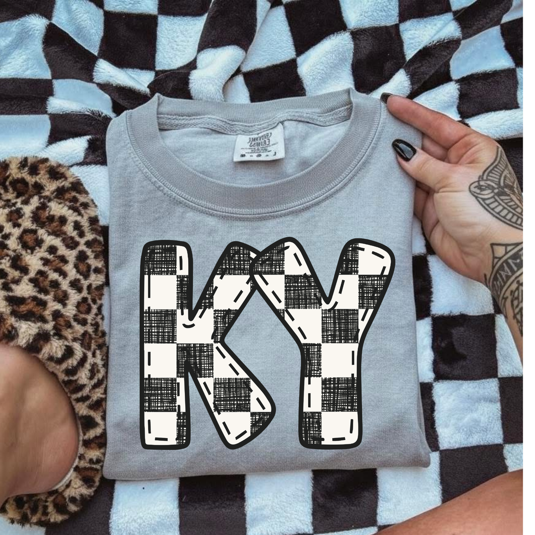 KY Bubble Checkers  DTF Print