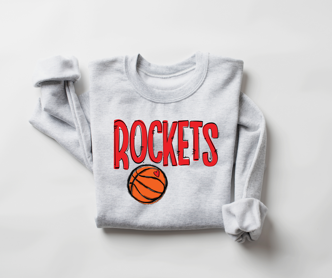 Team Go Rockets Basketball (Basketball ONLY) DTF Print