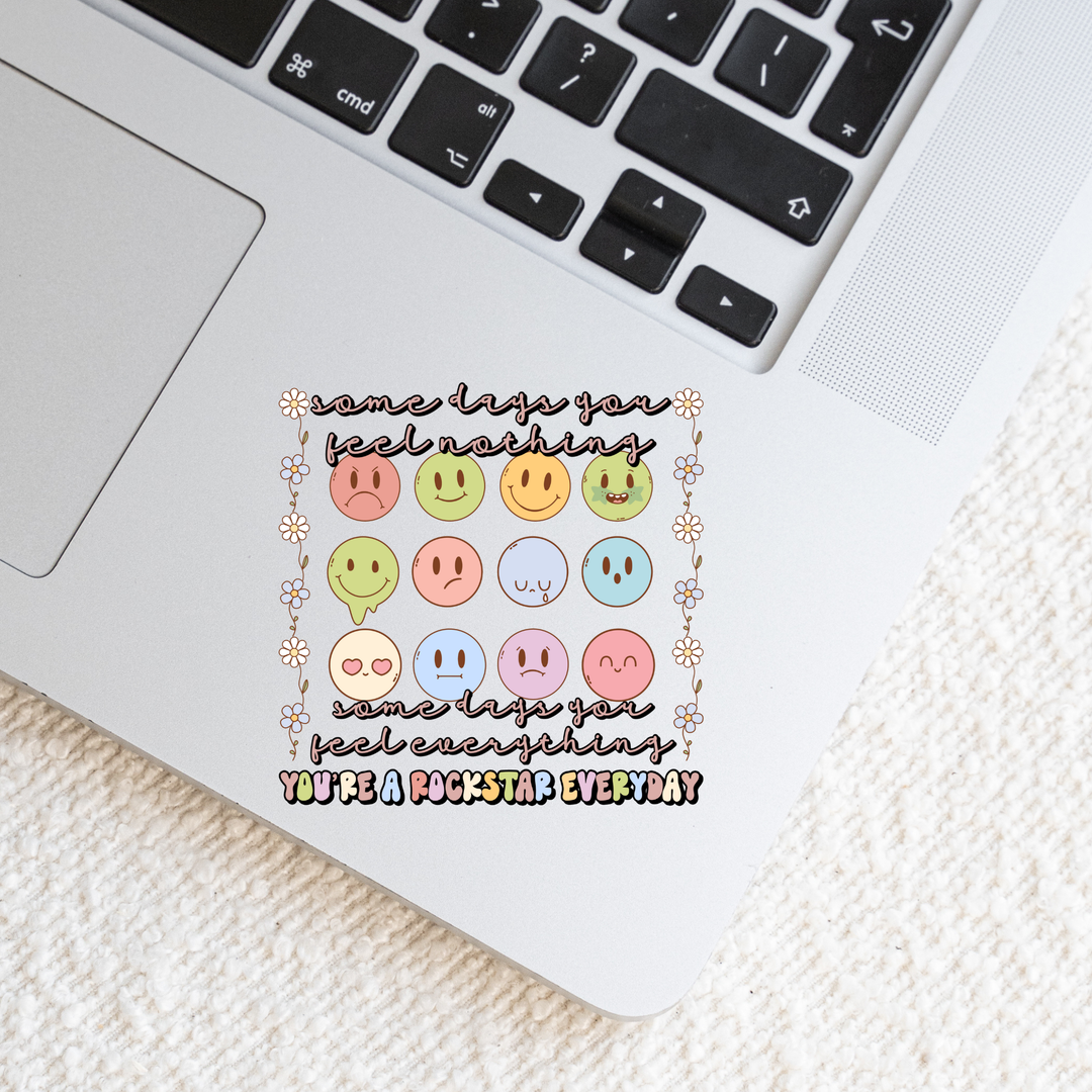 You're A Rockstar Everyday Die Cut Stickers